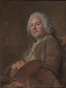 Portræt af Jean-Marc Nattier af Louis Tocqué