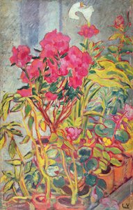 Azaleaer, ca. 1918 (olie om bord) af Louis Valtat