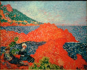 Le Roches rouges i Agay af Louis Valtat