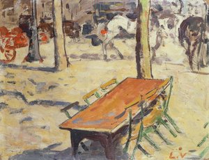 Den skyggefulde terrasse af Louis Valtat