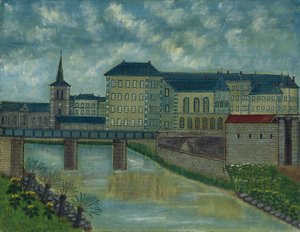 Institution Saint Marie, Belfort (olie på lærred)