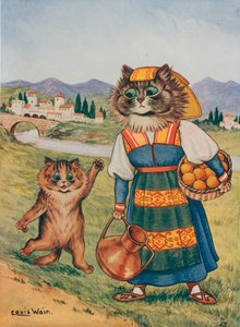 Jeg vil have en appelsin af Louis Wain