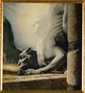 Sfinksen og kimæren (maleri på lærred)