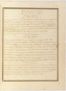 "Refleksioner over mit interview med hr. le Duc de la Vauguyon", autografmanuskript, januar 1767 til begyndelsen af 1769 af Louis XVI