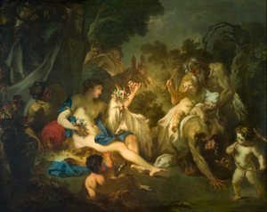 The Infancy of Bacchus, ca. 1700-10 (olie på lærred)