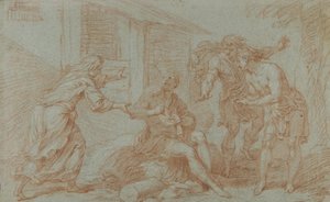 Sokrates tager giftkoppen af Louis de Boullogne the Younger