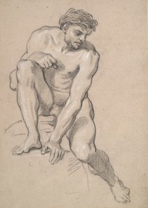Undersøgelse af en nøgen mand af Louis de Boullogne the Younger