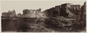 Kaalat el Athlit, Syrien, Udsigt fra havet, 1859.