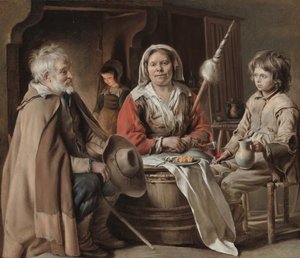 Bondeinteriør af Louis le Nain