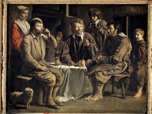 Bondemåltidsmaleri af Louis the Nain (1600/1610-1648)