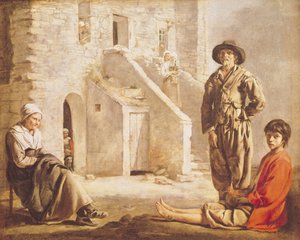 Bønder før deres hus, c.1641