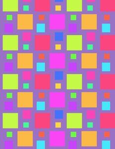 Flerfarvede firkanter, 2011 (digital)