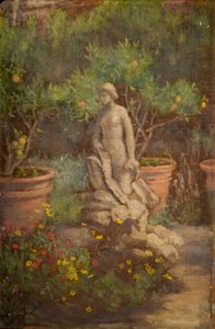 Springvand i en have, Cairate, Lombardiet, 1875-1877.