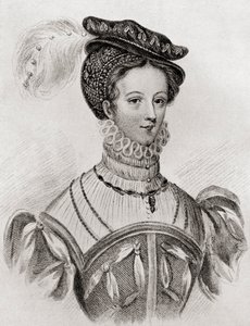 Mary, Queen of Scots, 16 år, fra The Girl Through the Ages, udgivet 1933 af Louisa Stuart Costello