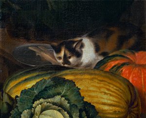 La marchande de fruits et legumes - Grønthandleren ... af Louise (circle of) Moillon