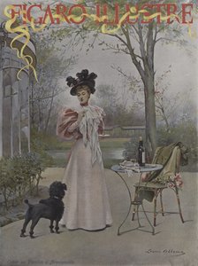 Smag på Pavillon dArmenonville (Tasting at the Pavillon dArmenonville). Forside af Le Figaro Illustre, maj 1895