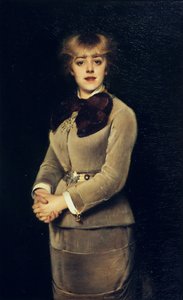 Portræt af skuespillerinden Jeanne Samary, 1879.