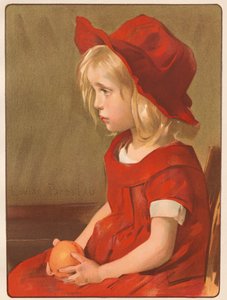 Pige med appelsin af Louise Breslau