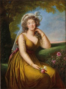 Jeanne Bécu, grevinde Du Barry 1743-1793. af Elisabeth Louise Vigee Lebrun