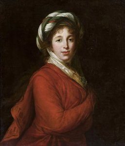 Portræt af grevinde Helena Radziwill 1753-1821, født Przezdziecka, ca 1802-1805. af Elisabeth Louise Vigee Lebrun