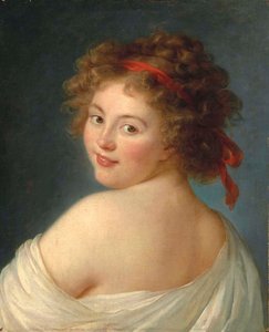 Portræt af grevinde Yekaterina Skavronskaya, født von Engelhardt 1761-1829, 1790. af Elisabeth Louise Vigee Lebrun