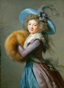 Portræt af Madame Molé-Raymond, 1786. af Elisabeth Louise Vigee Lebrun