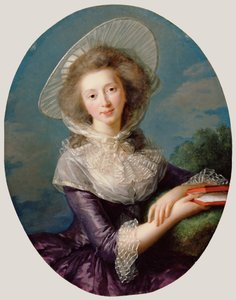 Portræt af Vicomtesse de Vaudreuil af Elisabeth Louise Vigee Lebrun