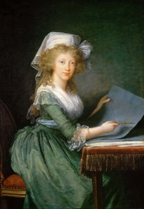 Prinsesse Luisa Maria af Napoli og Sicilien 1773-1802, ca. 1790. af Elisabeth Louise Vigee Lebrun