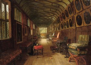 The Brown Gallery, Knole, Kent af Louise Ingram Rayner
