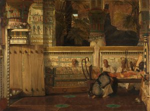 Den egyptiske enke af Lourens Alma Tadema