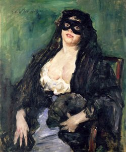 Den sorte maske (olie på lærred)