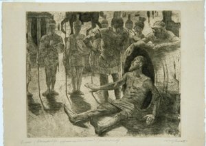 Alexander og Diogenes af Lovis Corinth