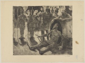 Alexander og Diogenes af Lovis Corinth