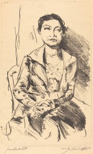 Anneliese Halbe, 1918. af Lovis Corinth