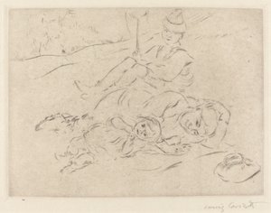 På landet, 1912. af Lovis Corinth