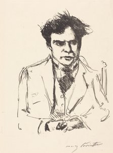Portræt af Joseph Schwarz (Portrait of Joseph Schwarz) af Lovis Corinth