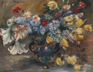 Flot blomster. 1911 af Lovis Corinth