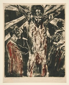 Kristus på korset af Lovis Corinth