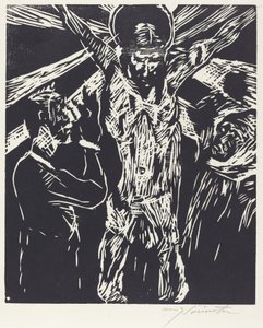 Kristus på korset (Korsfæstelsen) af Lovis Corinth