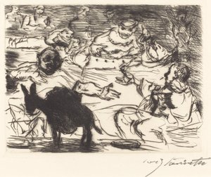 The Gastmahl of Trimalchio: pl. V Banketten i Trimalchio: pl. V, 1919. af Lovis Corinth