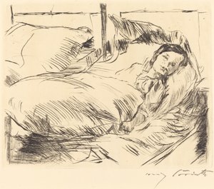 Det syge barn af Lovis Corinth