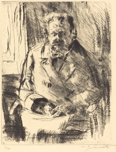 Digteren Digteren, 1920. af Lovis Corinth