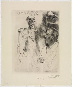 Kunstneren og døden I af Lovis Corinth