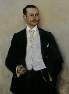 Der maler Carl Strathmann af Lovis Corinth