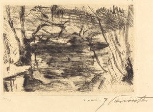 Der Neue See The New Lake, 19201921. af Lovis Corinth