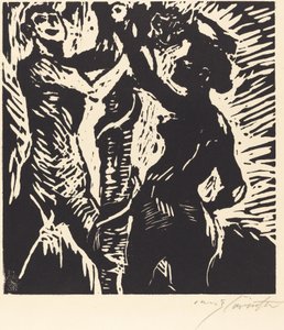 Adam og Evas fald, 1919. af Lovis Corinth