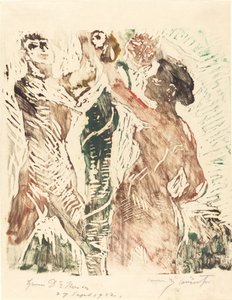 Menneskets fald, 1919. af Lovis Corinth