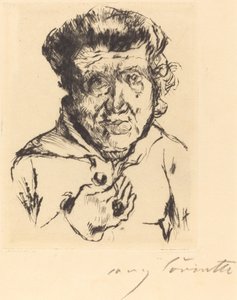 Kunstnerens Svigermor af Lovis Corinth