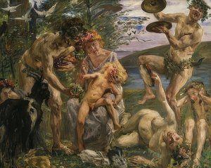 Zeus barndom. 1905-1906 af Lovis Corinth