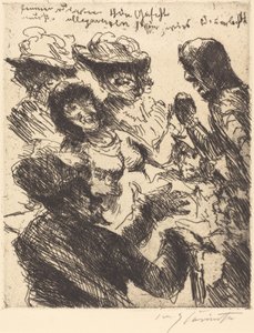 En hores smukke ansigt skal være lige så universelt som sollys..., 1923. af Lovis Corinth